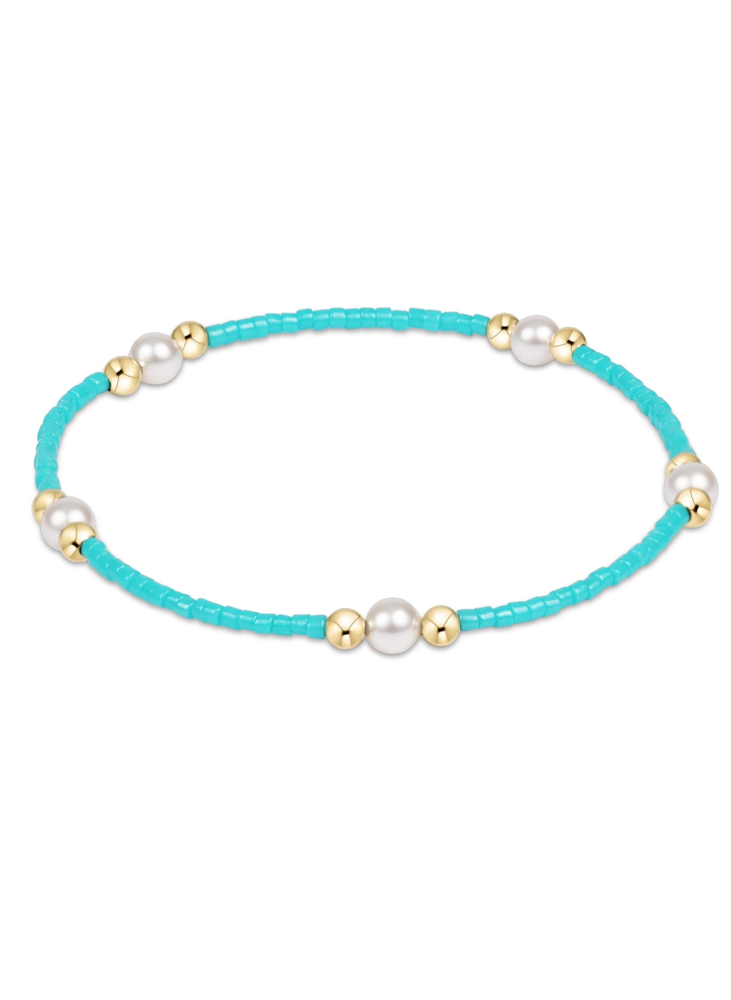 enewton design Enewton - Hope Purpose Pearl Bracelet - Turquoise available at The Good Life Boutique