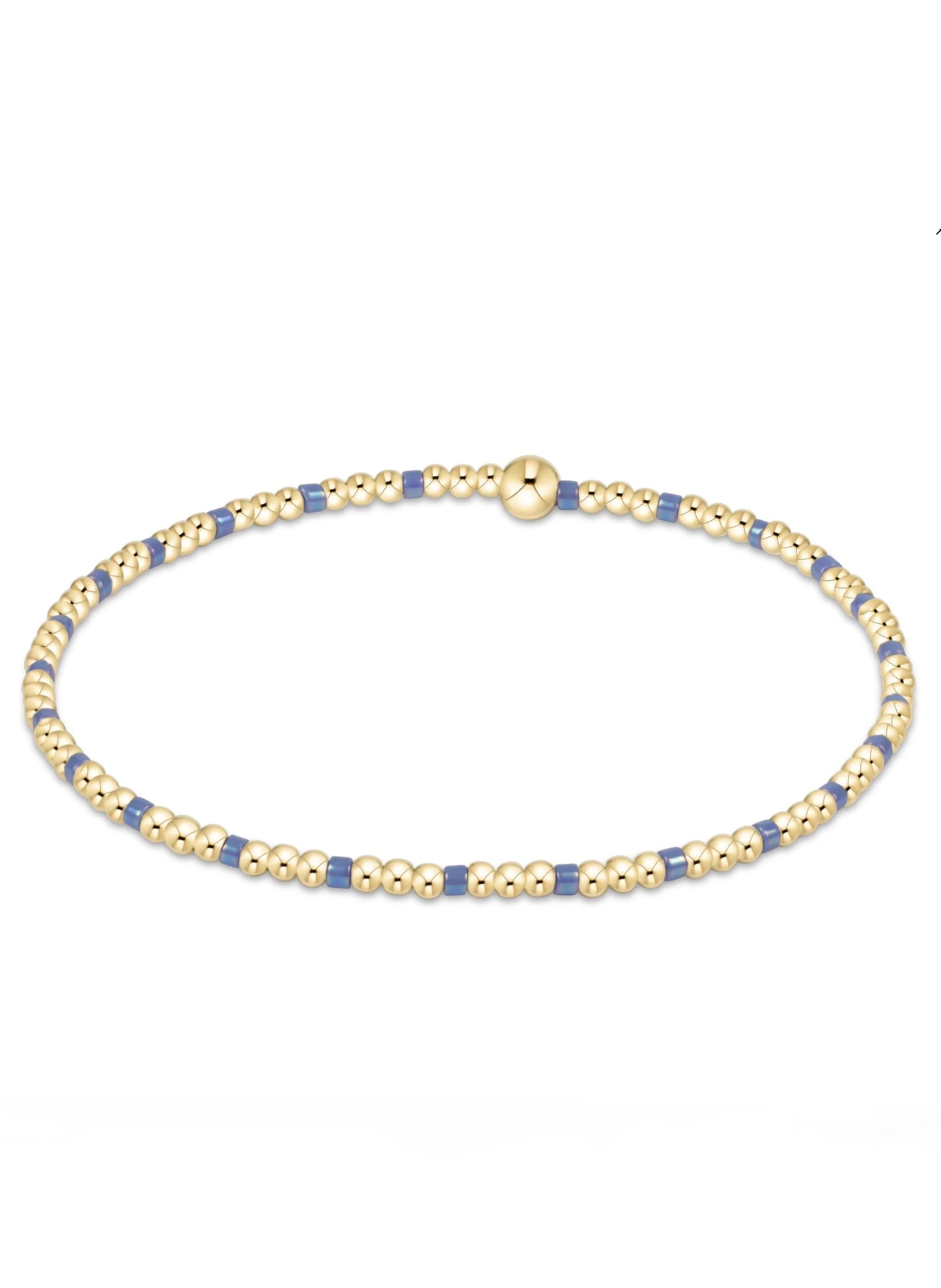 enewton design Enewton - Hope Sincerity Pattern 2mm Bead Bracelet - Bright Blue available at The Good Life Boutique