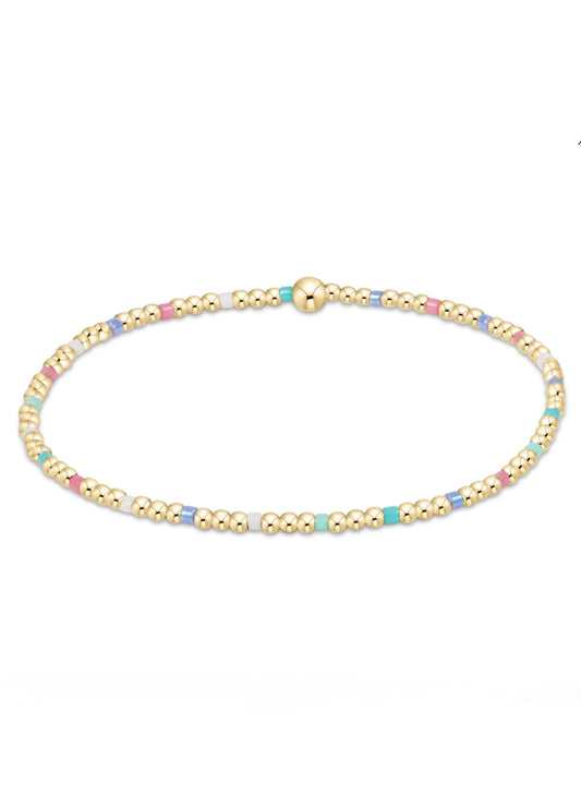enewton design Enewton - Hope Sincerity Pattern 2mm Bead Bracelet - Hot Mess SS25 available at The Good Life Boutique
