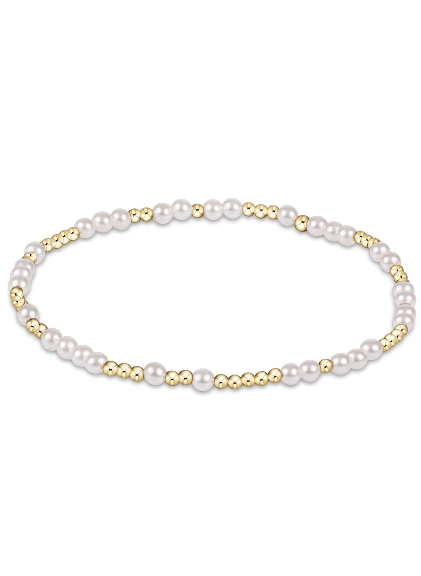 Enewton - Hope Unwritten 3mm Bead Bracelet - Pearl