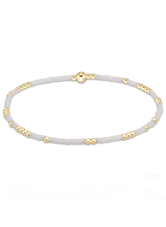 enewton design Enewton - Hope Unwritten Bracelet - White available at The Good Life Boutique