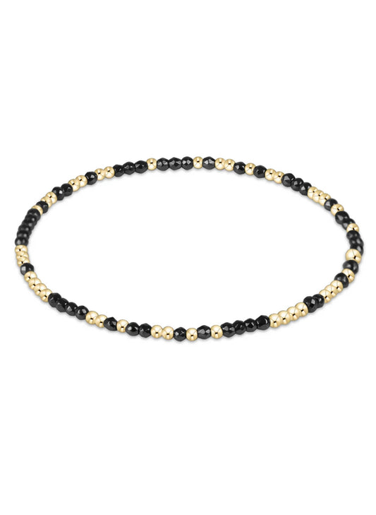 enewton design Enewton - Hope Unwritten Faceted Hematite 2mm Bead Bracelet available at The Good Life Boutique