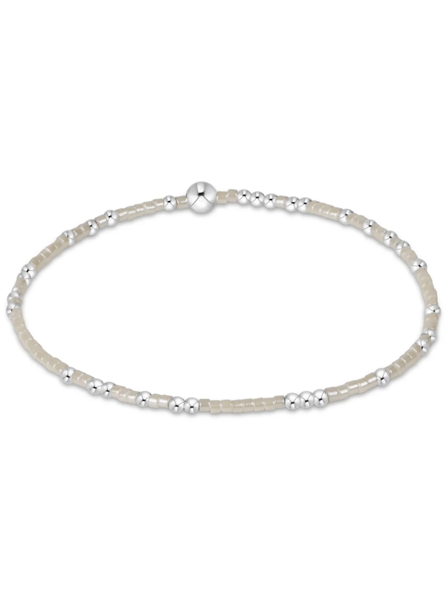 Enewton - Hope Unwritten Sterling Pattern 4mm Bead Bracelet - Milkshake