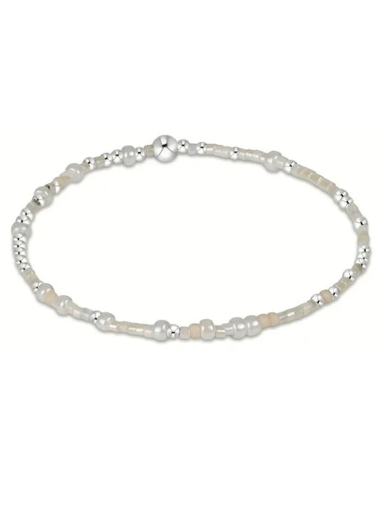 Enewton - Hope Unwritten Sterling Pattern 4mm Bead Bracelet - Oh Snow You Don't