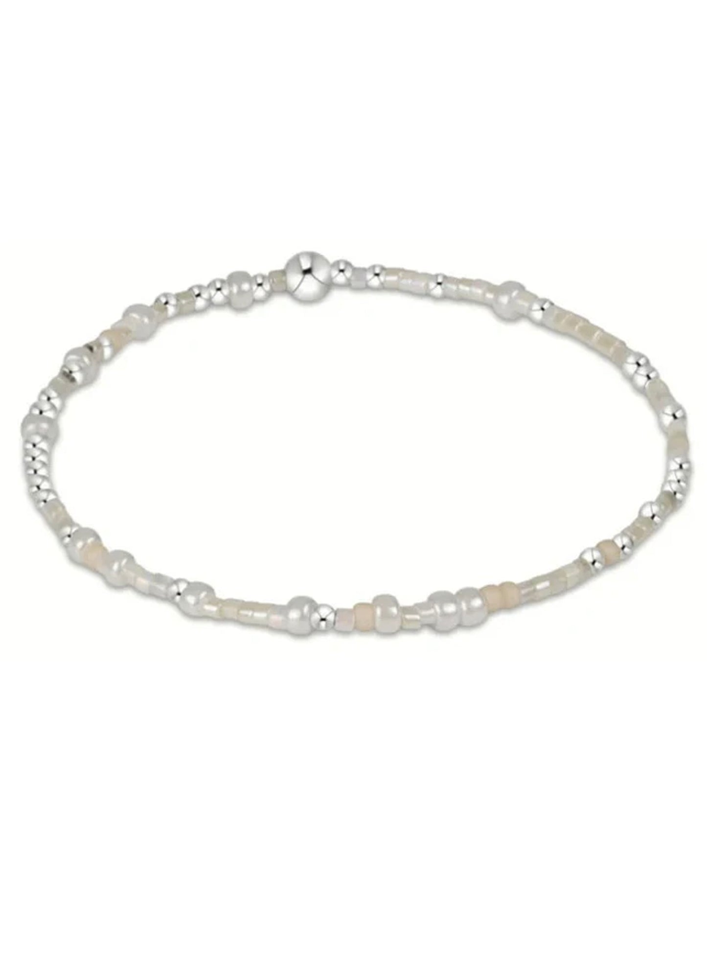Enewton - Hope Unwritten Sterling Pattern 4mm Bead Bracelet - Oh Snow You Don't