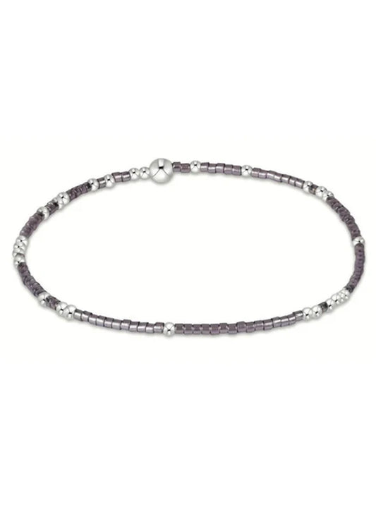 Enewton - Hope Unwritten Sterling Pattern 4mm Bead Bracelet - Taupe With A Twist