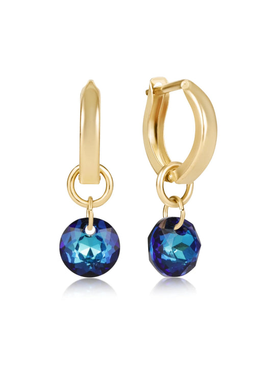 enewton design Enewton - Huggie Gold 0.5" Hoop Reflection Small Charm - 12 available at The Good Life Boutique