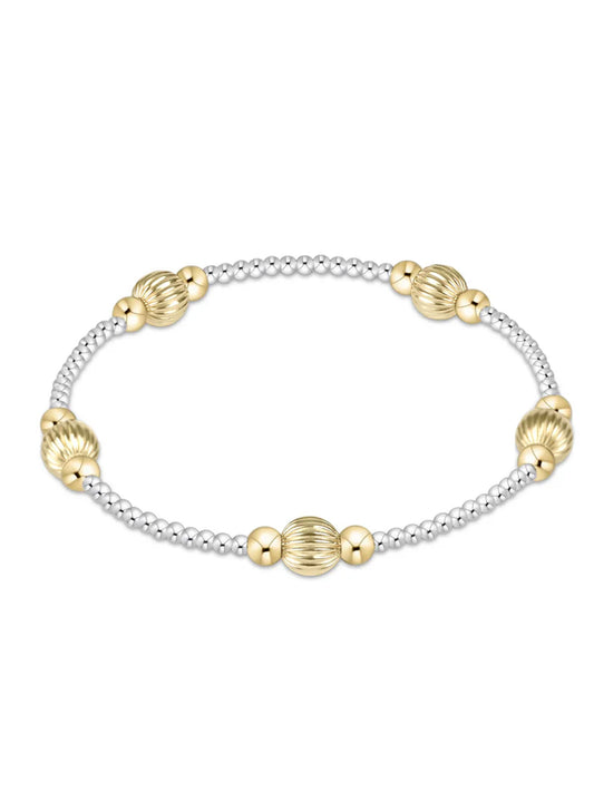 enewton design Enewton - Purpose Dignity 6mm Bead Bracelet - Mixed Metal available at The Good Life Boutique
