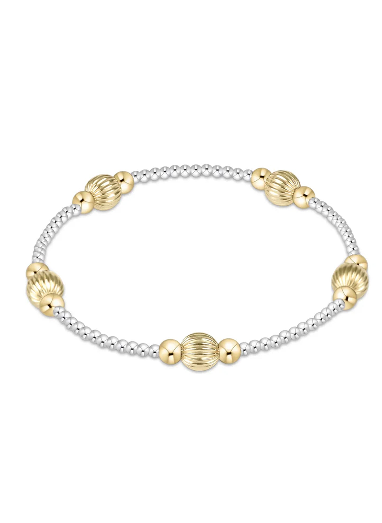 enewton design Enewton - Purpose Dignity 6mm Bead Bracelet - Mixed Metal available at The Good Life Boutique