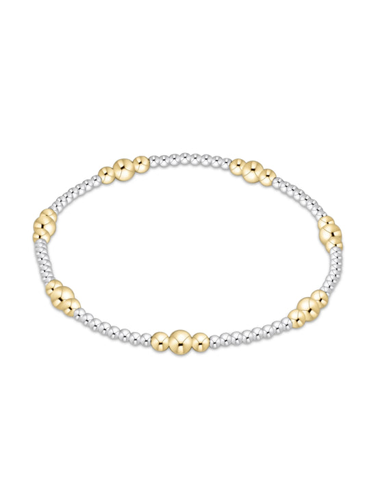 Enewton - Purpose Gold 4mm Bead Bracelet - Mixed Metal