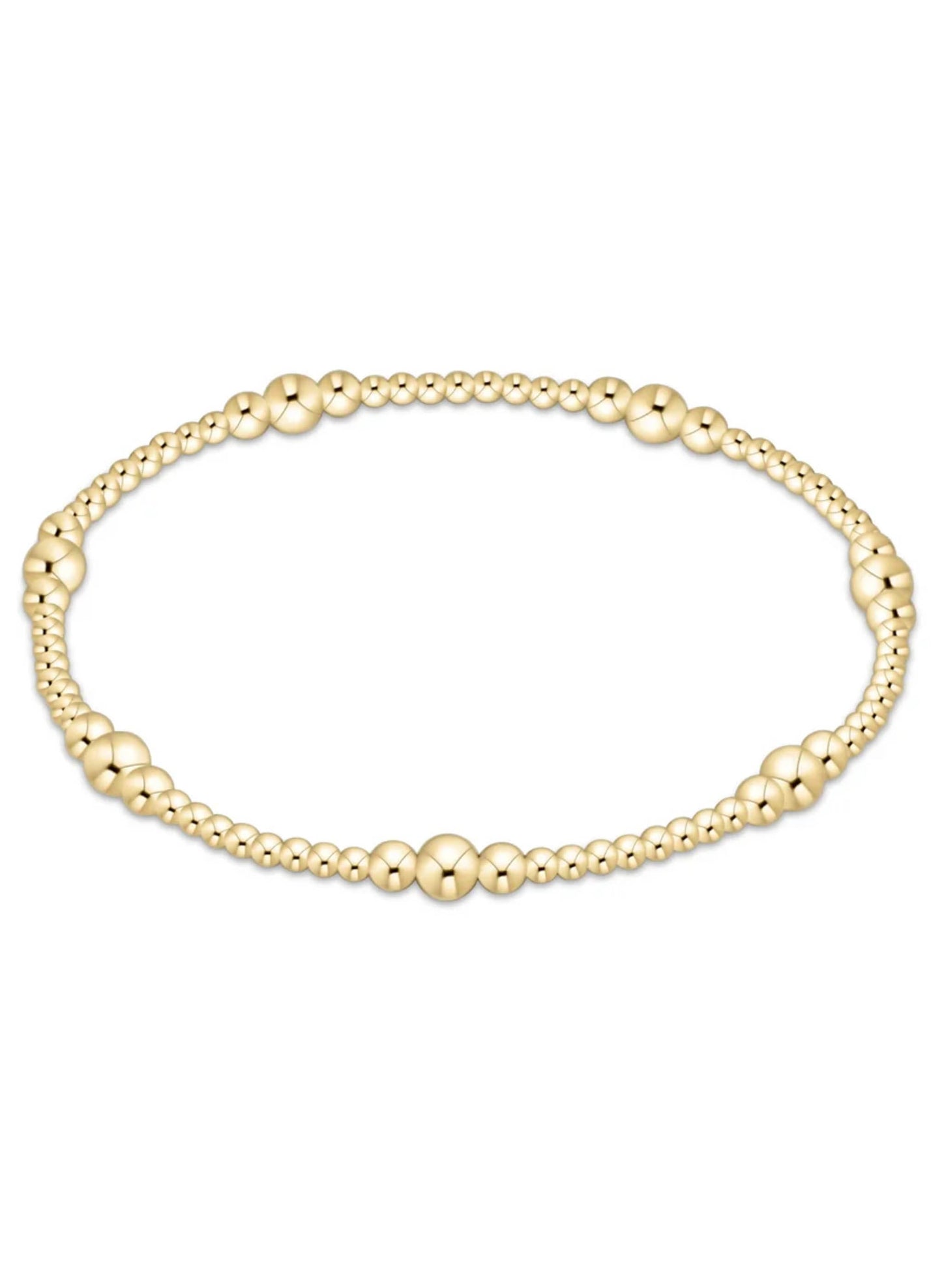 enewton design Enewton - Purpose Gold 4mm Bead Bracelet available at The Good Life Boutique