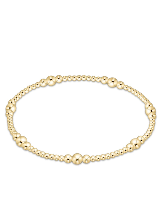 enewton design Enewton - Purpose Gold 4mm Bead Bracelet available at The Good Life Boutique