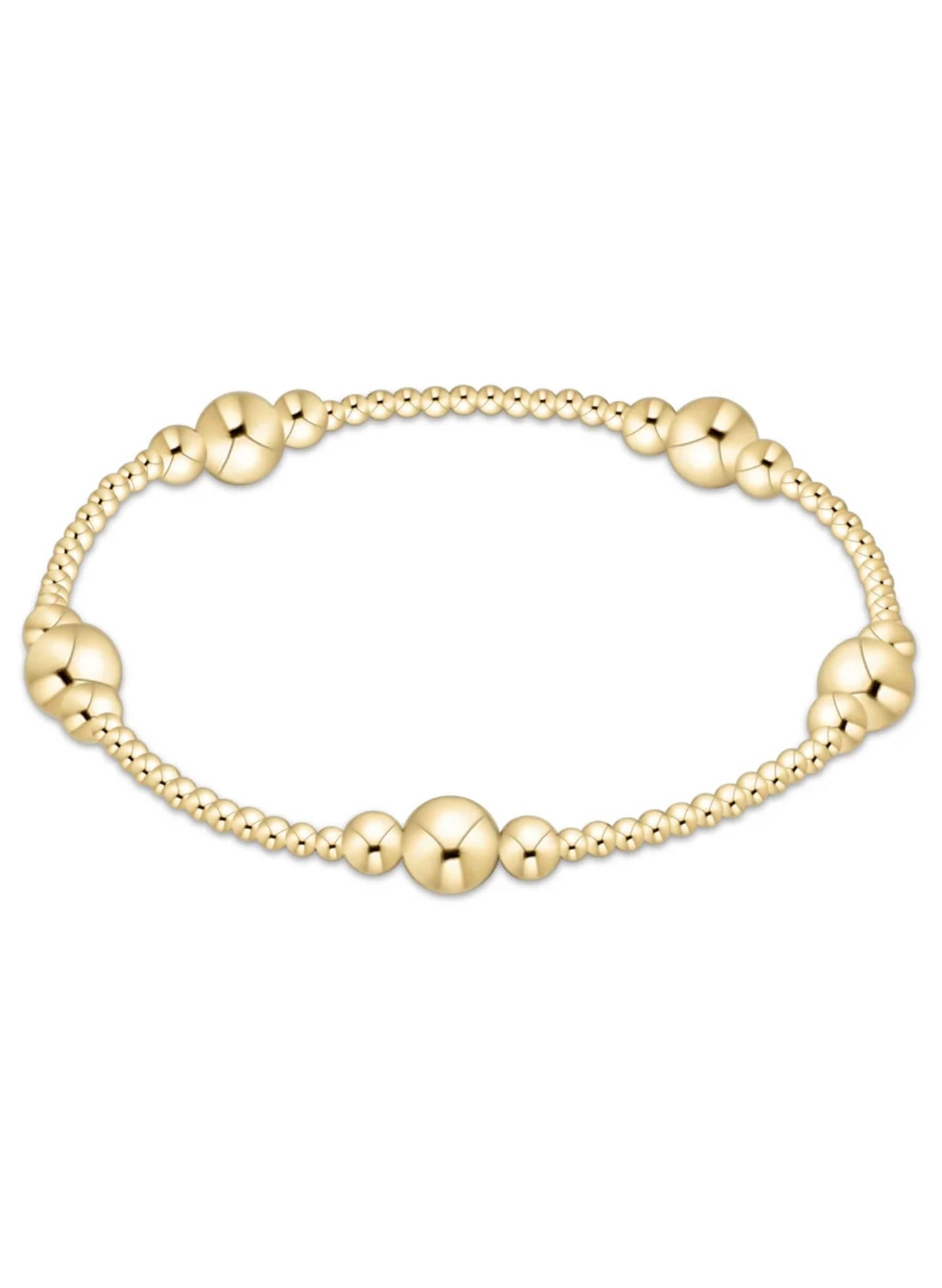 enewton design Enewton - Purpose Gold 6mm Bead Bracelet available at The Good Life Boutique