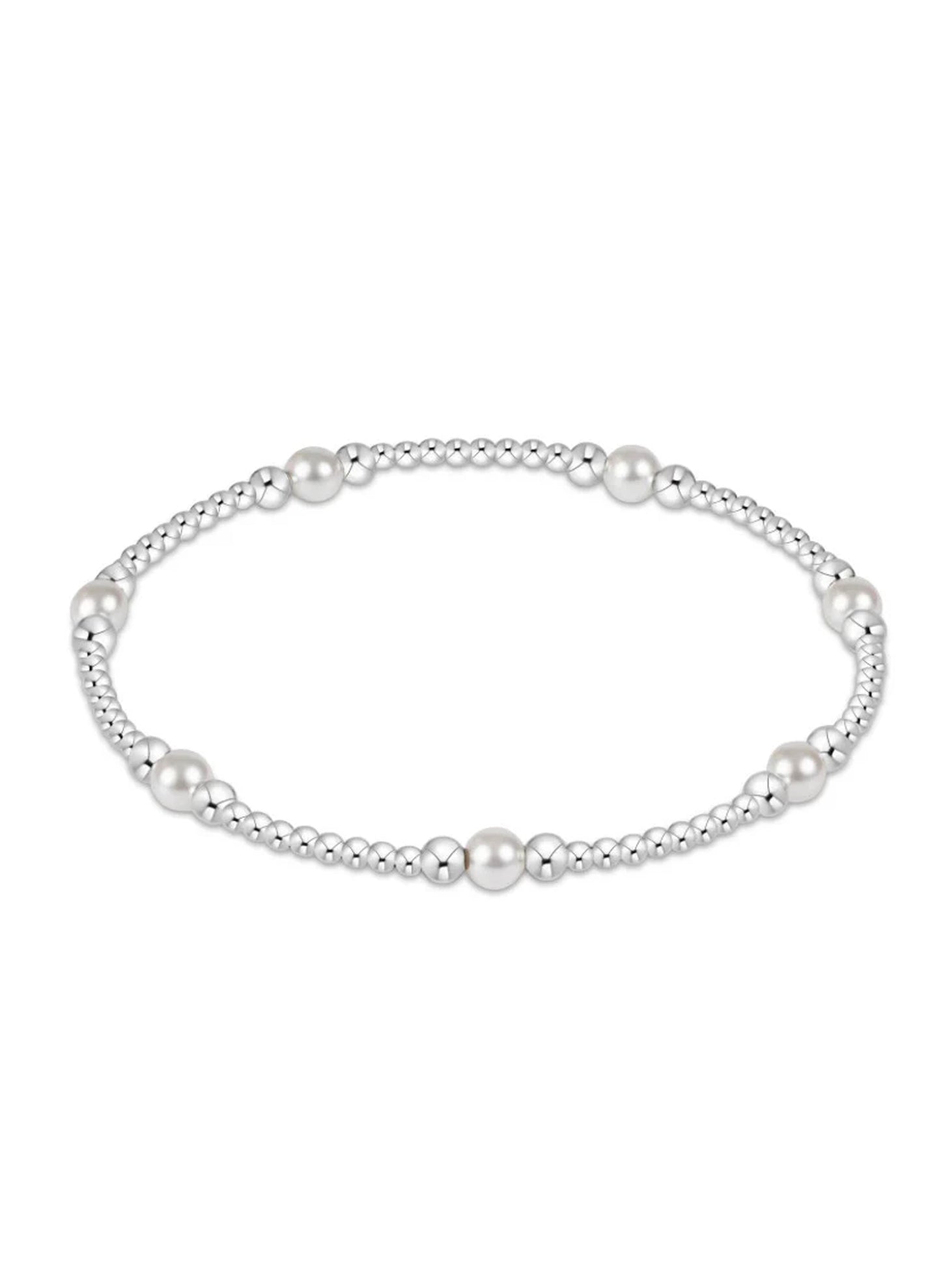 Enewton - Purpose Pearl 4mm Bead Bracelet - Sterling