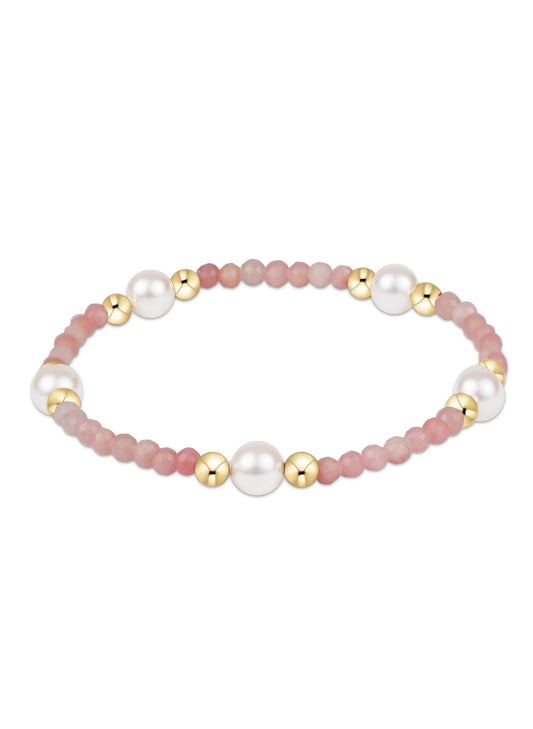 enewton design Enewton - Purpose Pearl 6MM Gem Bracelet - Pink Opal available at The Good Life Boutique