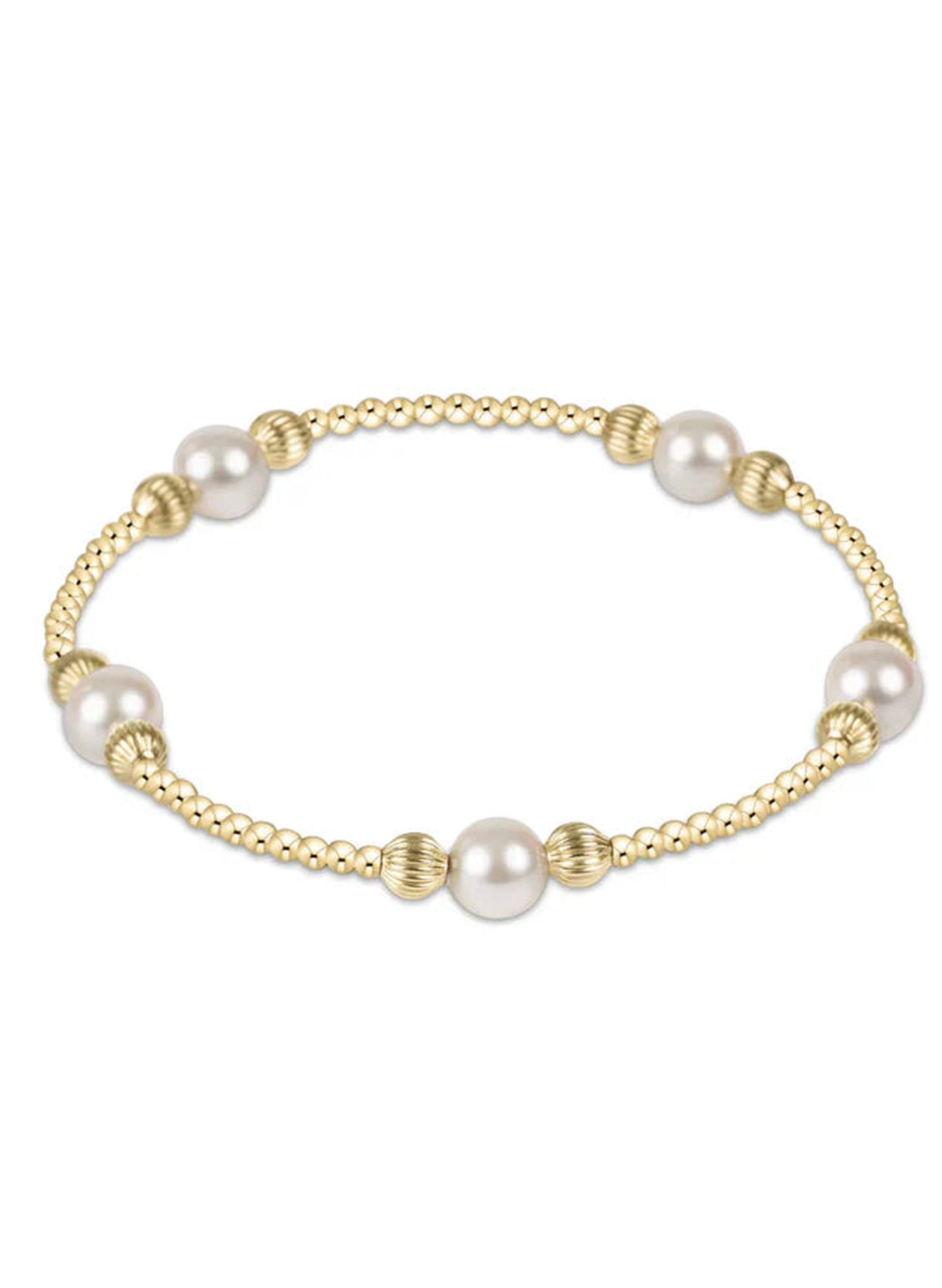 enewton design Enewton - Purpose Pearl 6mm Bead Bracelet - Dignity available at The Good Life Boutique