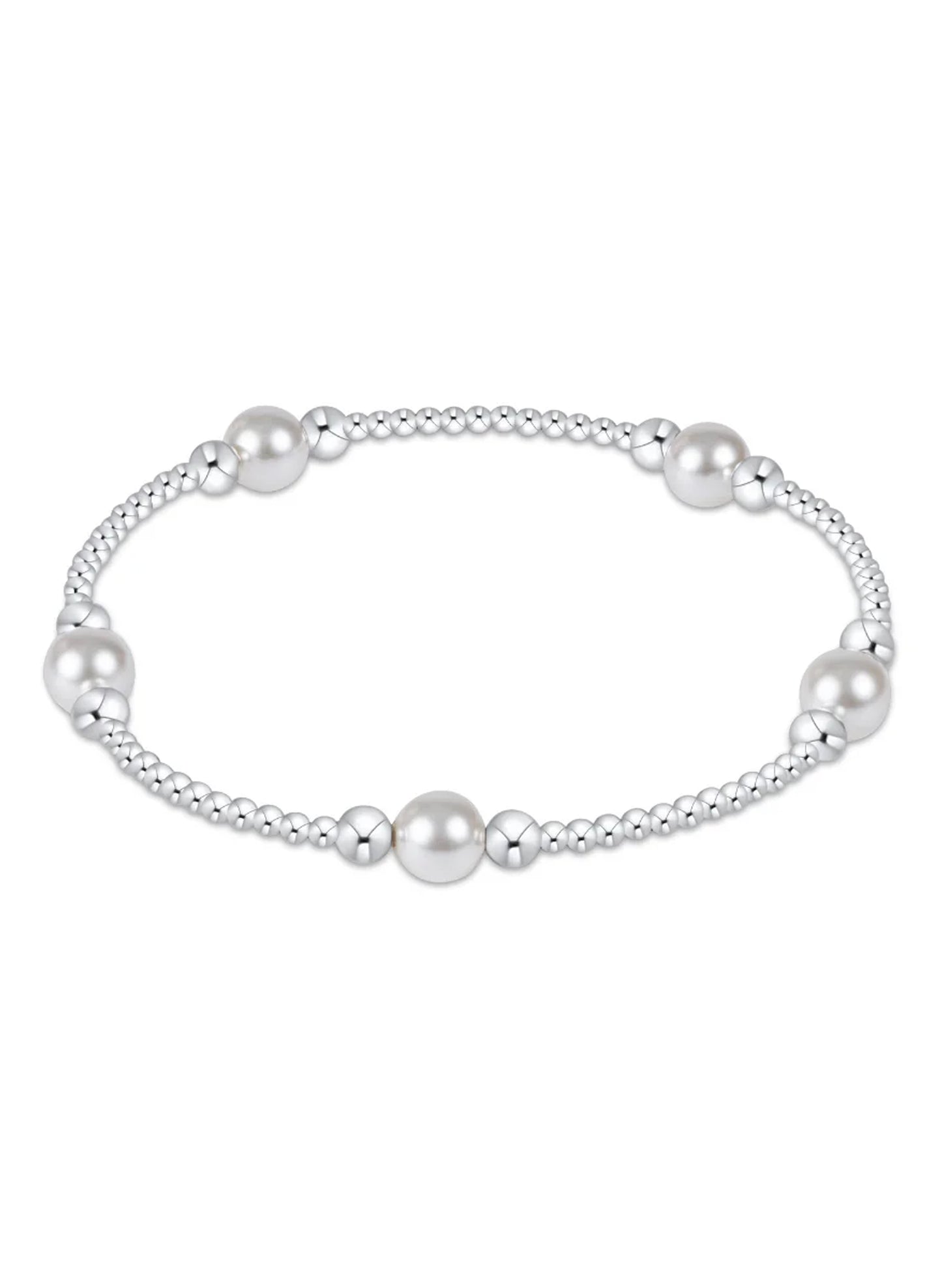 Enewton - Purpose Pearl 6mm Bead Bracelet - Sterling