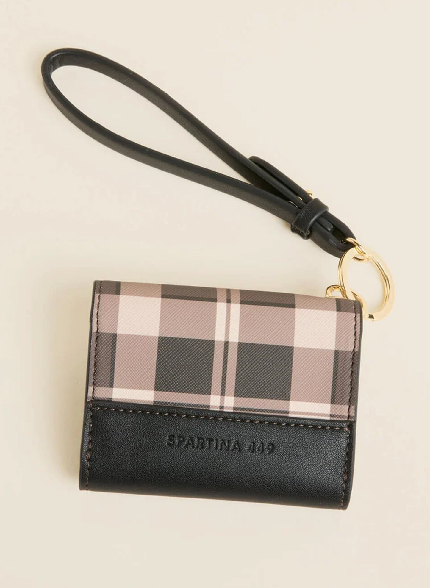 Envelope Mini Wristlet Tabby Plaid