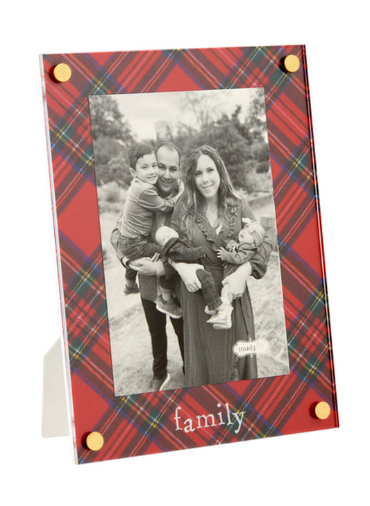 Mud Pie Family Acrylic XMAS Frame available at The Good Life Boutique