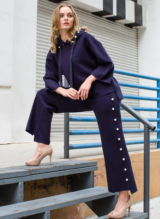 Francine Pearl Hoodie - Navy
