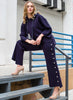 Farrah Pearl Pant - Navy
