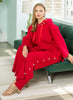 Farrah Pearl Pant - Red