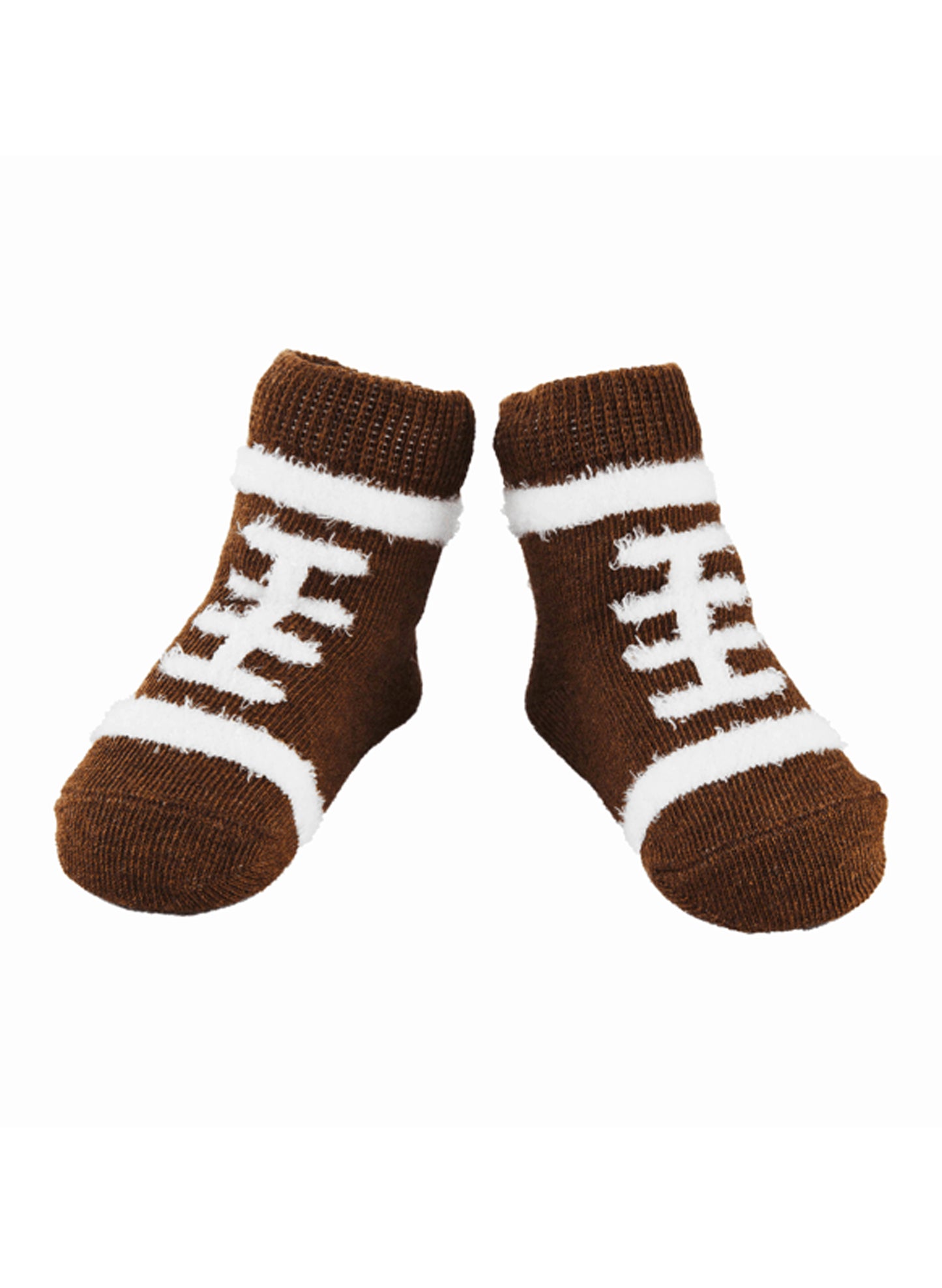 Mud Pie Football Chenille Socks available at The Good Life Boutique