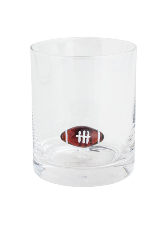 Mud Pie Football Glass Icon DOF available at The Good Life Boutique