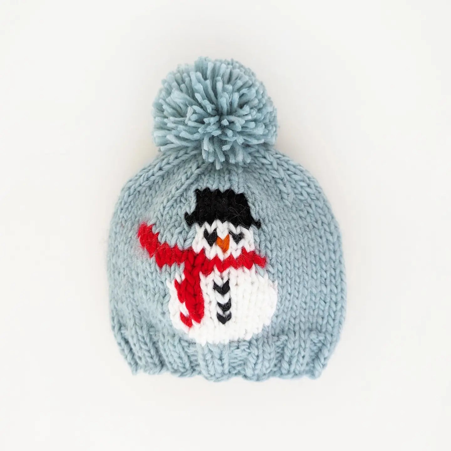 Huggalugs Frosty Snowman Surf Blue Beanie Hat available at The Good Life Boutique