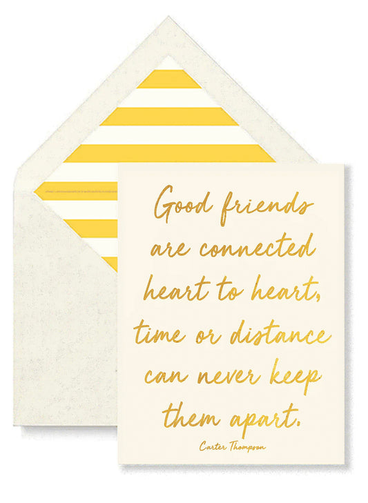 BEN'S GARDEN Good Friends Greeting Card available at The Good Life Boutique