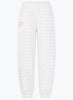 Garden Confetti Core Joggers - Frost White