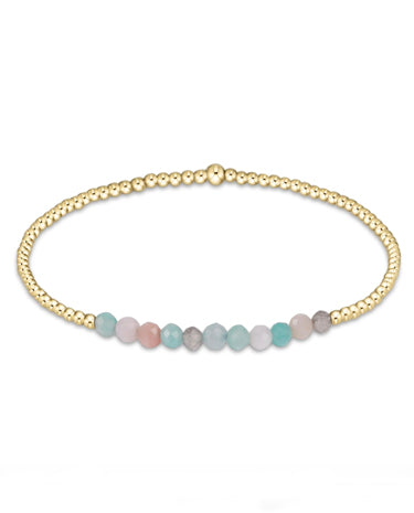 enewton design Gold Bliss 2mm Bead Bracelet - Hot Mess available at The Good Life Boutique