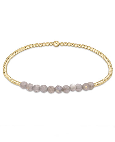 enewton design Gold Bliss 2mm Bead Bracelet - Labradorite available at The Good Life Boutique