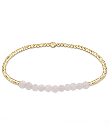 enewton design Gold Bliss 2mm Bead Bracelet - Moonstone available at The Good Life Boutique