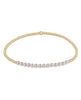 enewton design Gold Bliss 2mm Bead Bracelet - Pearl available at The Good Life Boutique