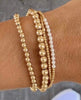 enewton design Gold Bliss 2mm Bead Bracelet - Pearl available at The Good Life Boutique