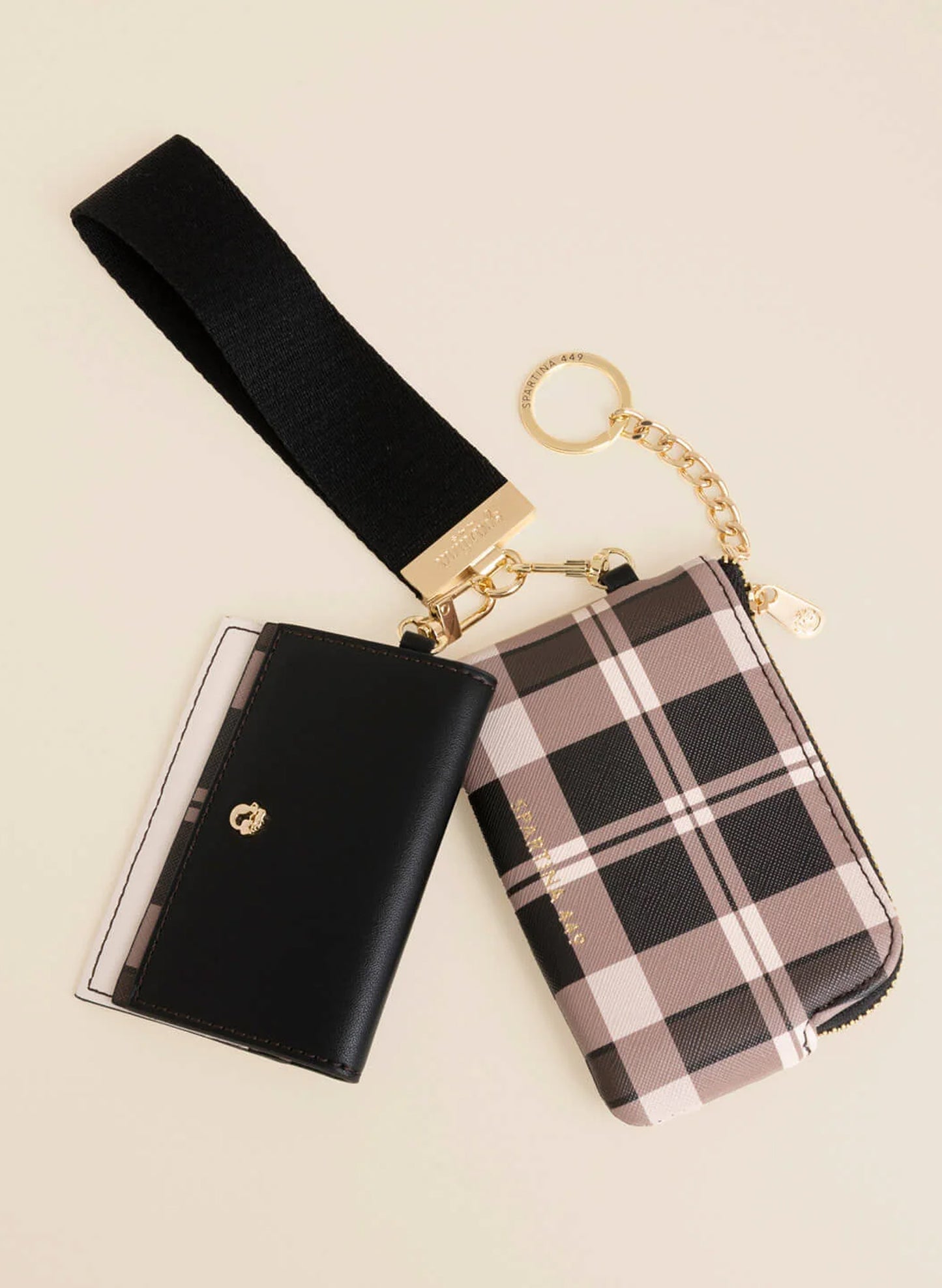 Spartina Grab-n-Go Dual Wristlet Tabby Plaid available at The Good Life Boutique