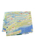 Joy Accessories Green Abstract Coral Scarf 180X90 available at The Good Life Boutique