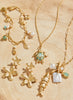 Green Sea Turtle Necklace 31" Amazonite