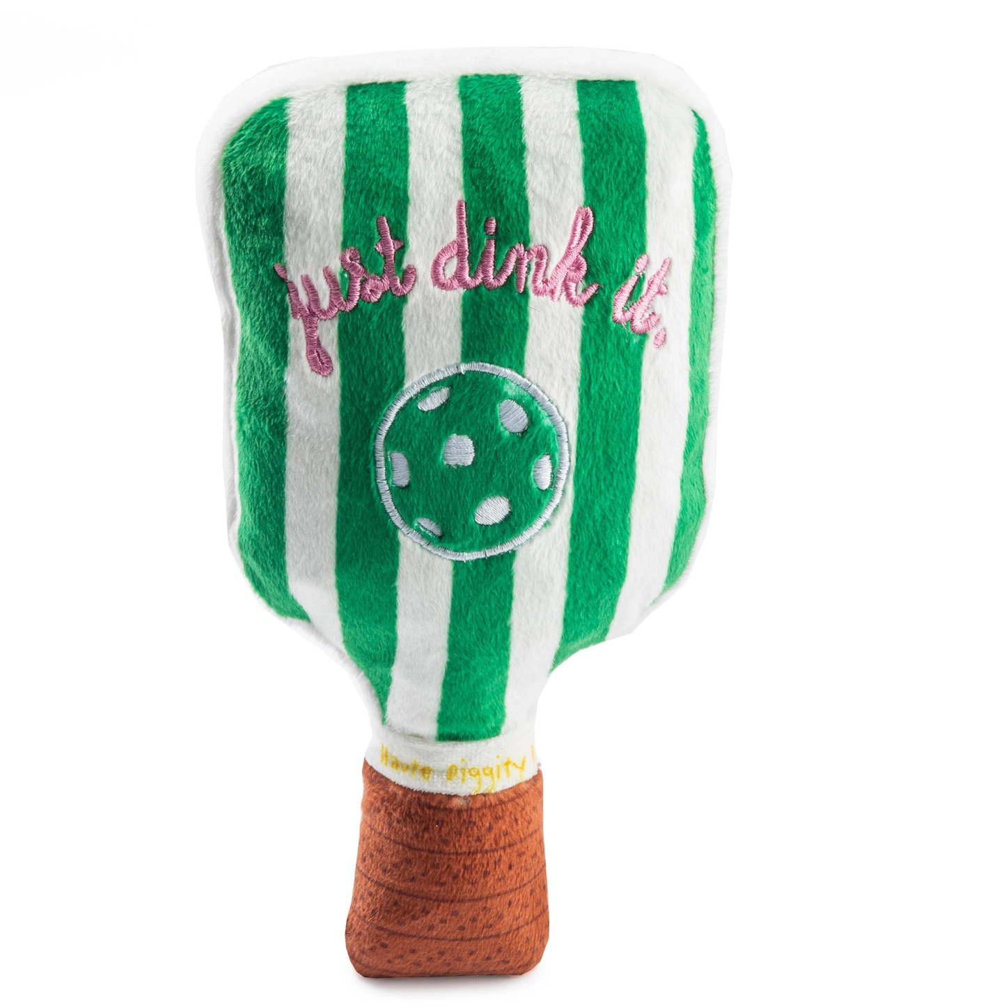 Haute Diggity Dog Green Stripe Pickleball Paddle available at The Good Life Boutique