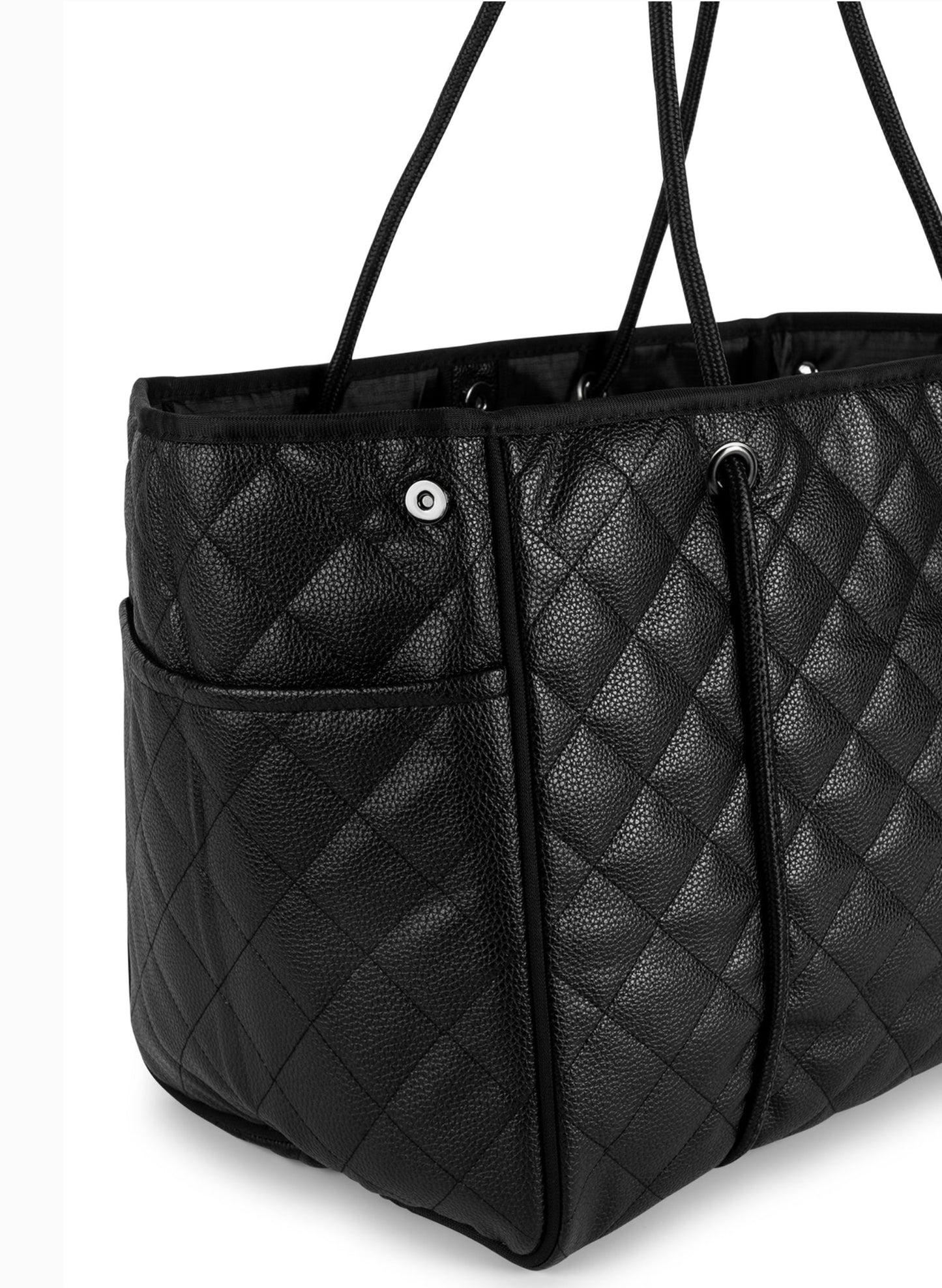 Haute Shore LTD Greyson Solo '24 - Quilted Black Pebbled Vegan Leather available at The Good Life Boutique