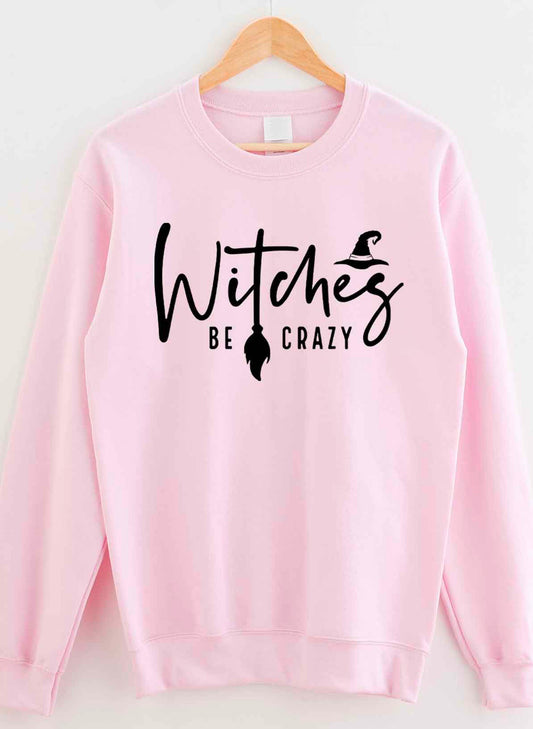 Rosemead Witches Halloween Graphic Sweatshirt - Pink available at The Good Life Boutique
