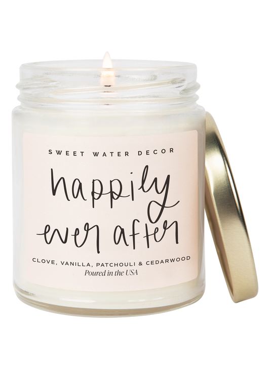 Sweet Water Decor Happily Ever After 9oz Soy Candle available at The Good Life Boutique