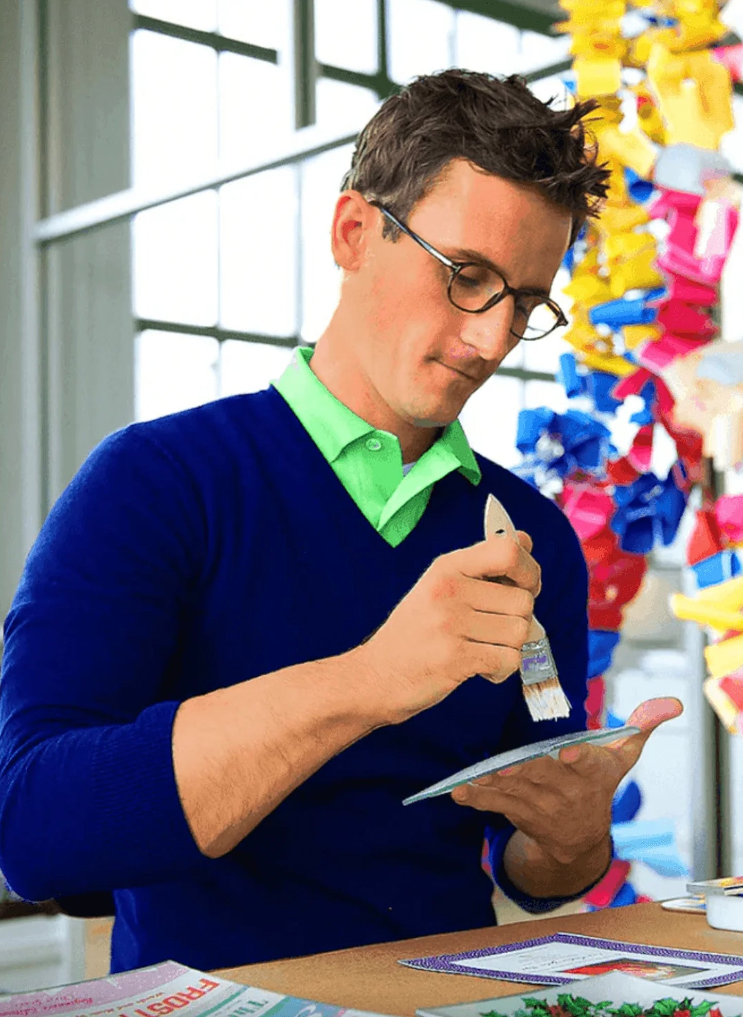 BEN'S GARDEN You Make My Heart Happy Decoupage Glass Tray 3.5" x 5.5" available at The Good Life Boutique