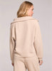 Saltwater Luxe Saltwater Luxe Half Zip Raglan Pullover - Sand available at The Good Life Boutique