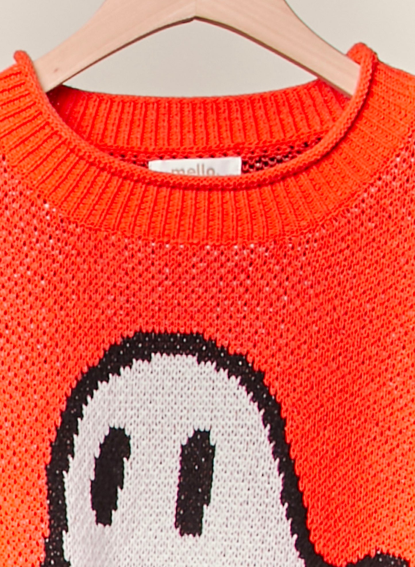 Halloween Spooky Face Ghost Knit