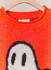 Halloween Spooky Face Ghost Knit