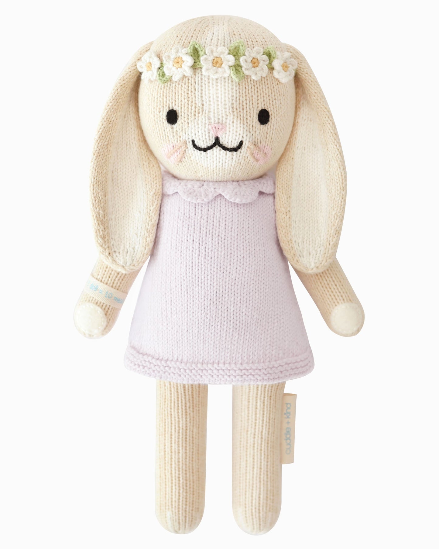 Cuddle&Kind Cuddle + Kind - Hannah The Bunny - Violet - 13" available at The Good Life Boutique