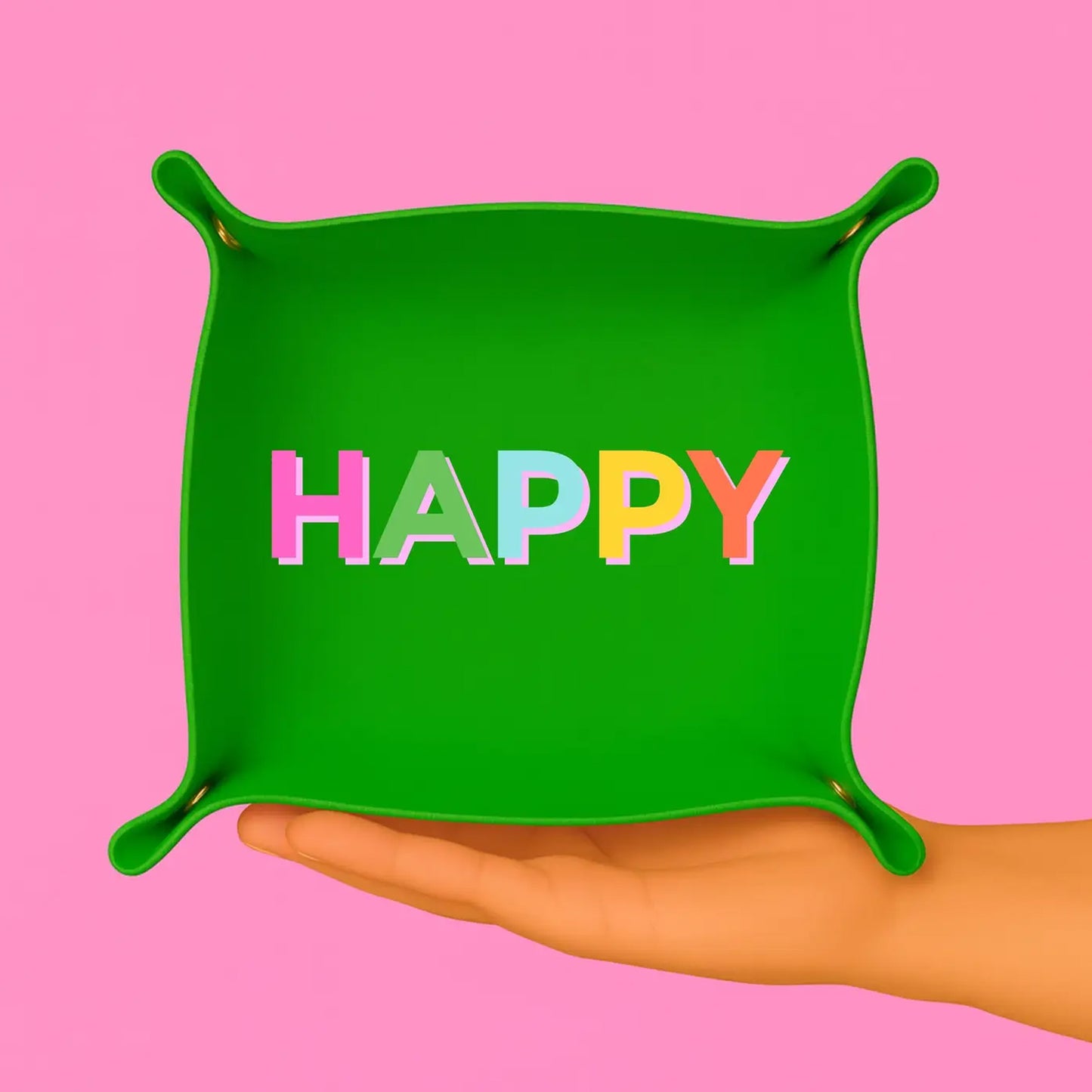 Happy Colorful Gift Tray  - Green