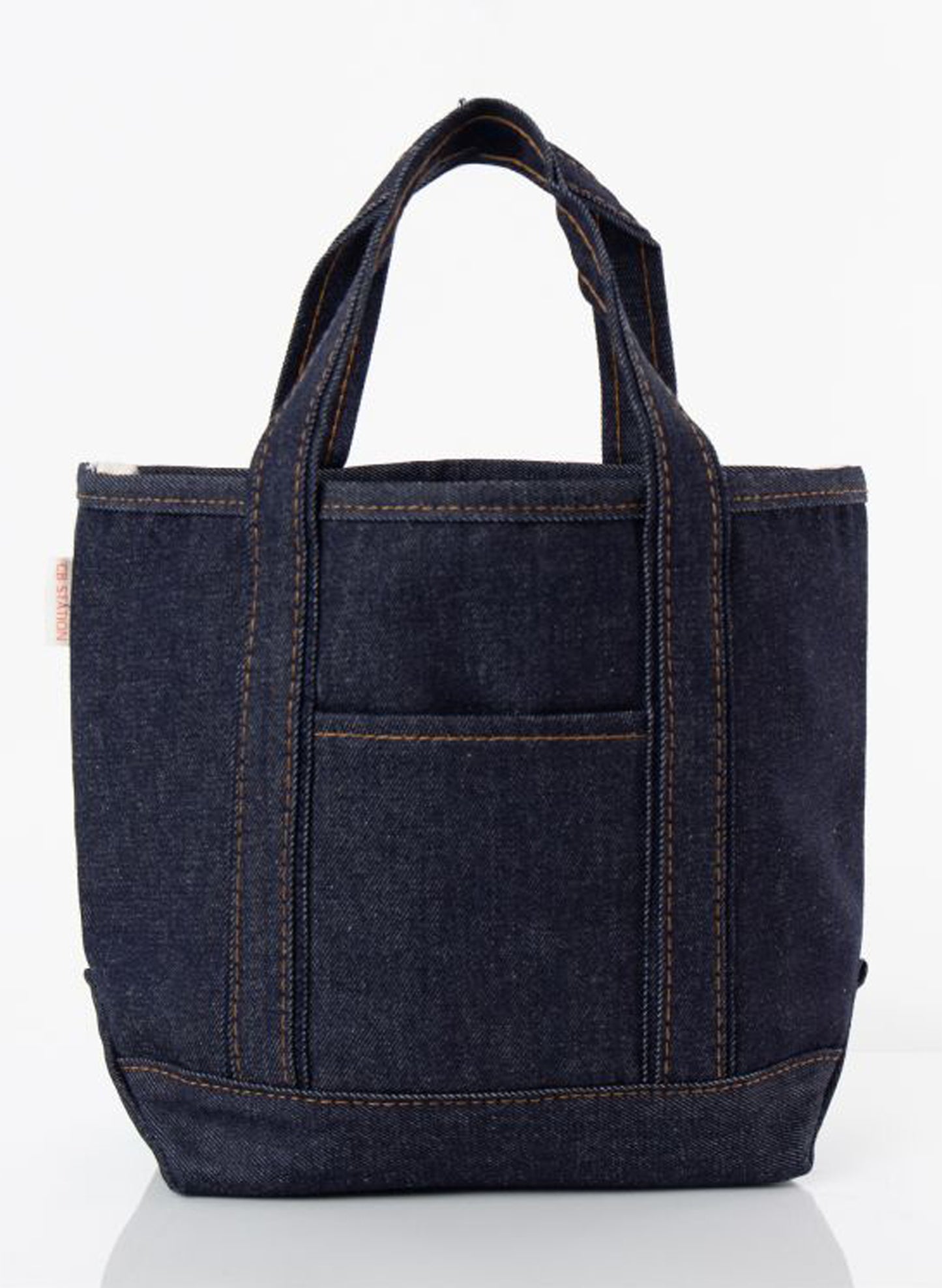 Heritage Denim Open Top Tote - Dark